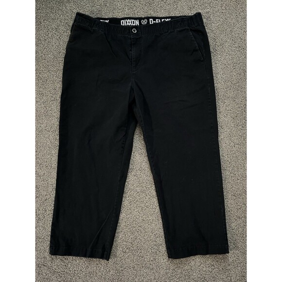 Dixxon Men's Black D-Flex Pants Size Unknown Stretch Chino Style 44X27 - Picture 1 of 6